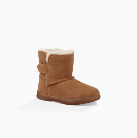 UGG Keelan Brown Boots for Kids (MCGF49583)